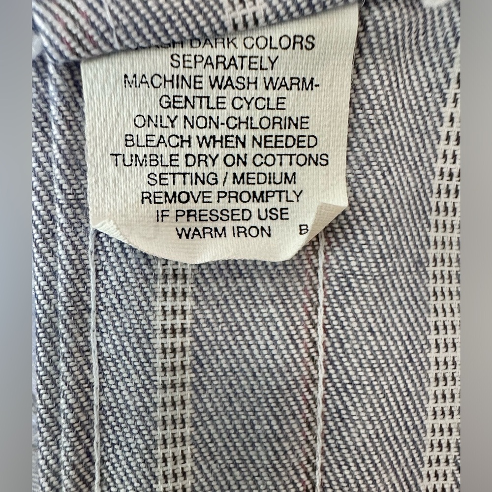 The Arrow Company Wrinkle Free Oxford Long Sleeve Men’s Shirt. 17 1/2. 34/35 - Picture 4 of 8